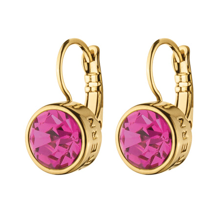 Dyrberg Kern Louise Gold Earrings - Pink