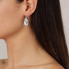 Dyrberg Kern Rocka Earrings - Silver - Crystal