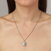 Dyrberg Kern Roctar Silver Necklace - Crystal