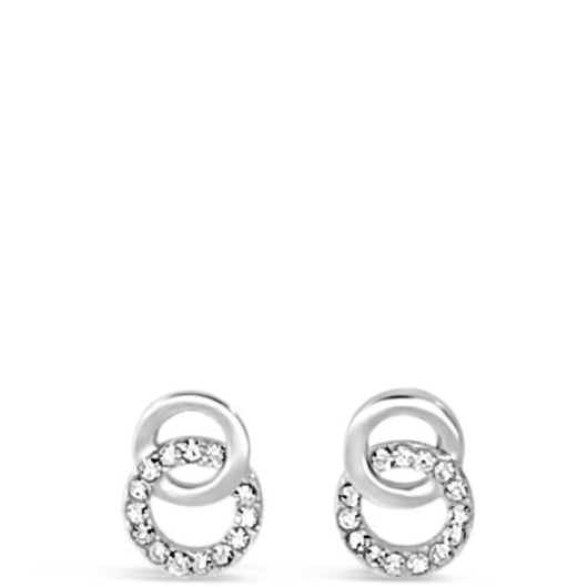 Absolute Silver Circles Earrings E1104sl