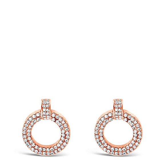 Absolute Rose Gold Chunky Circle Earrings E1105RS