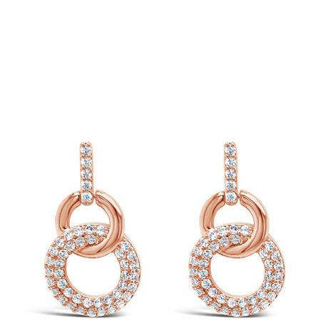 Absolute Rose Gold Circle Link Earrings