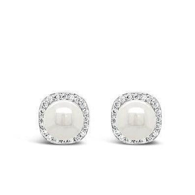 Absolute Silver Pearl Studs