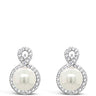 Absolute Silver & Pearl Earrings E2004SL