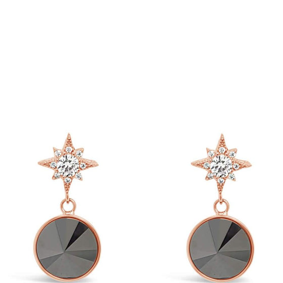 Absolute Hematite Star Earrings e2021bk