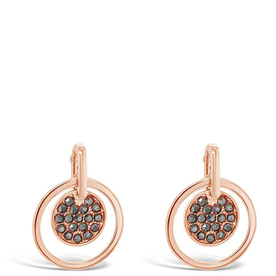 Absolute Rose Gold & Hematite Earrings