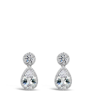 e2048sl Absolute Silver Small Oval Drop Earrings