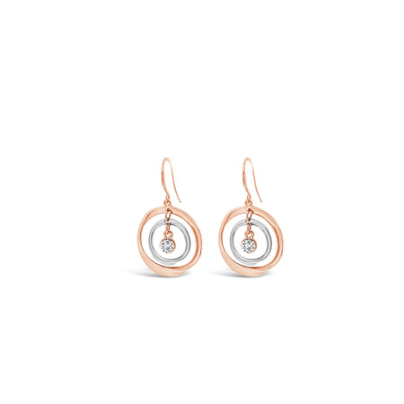 Absolute Silver & Rose Gold Earrings
