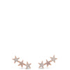 Absolute Triple Star Stud Earrings - Rose Gold E2132rs