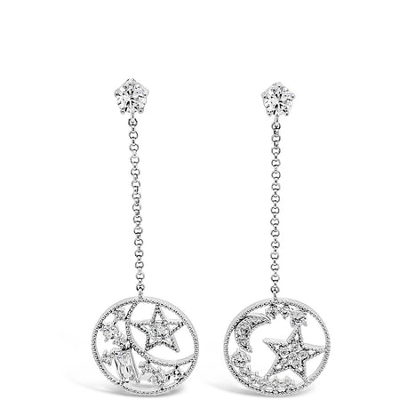 Absolute Star Gazer Drop Earring - Silver