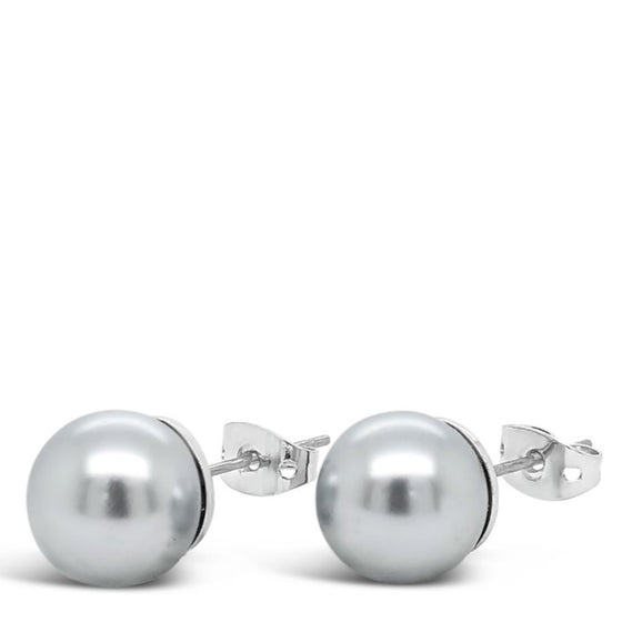 Absolute Small Grey Pearl Earrings