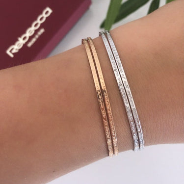 Rebecca Rose Gold Ninna Nanna Bangle