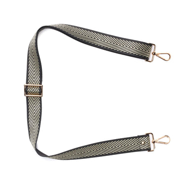 Elie Beaumont Bag Strap - Chevron Gold