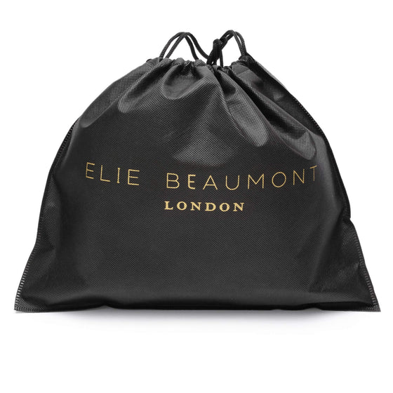 Elie Beaumont Navy Leather Bag