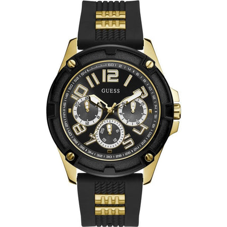 Guess Gents Delta Gold & Black Watch