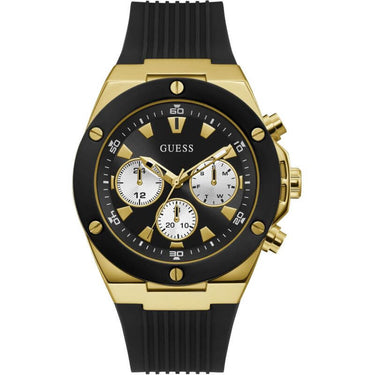 Guess Gents Poseidon Gold & Black Watch