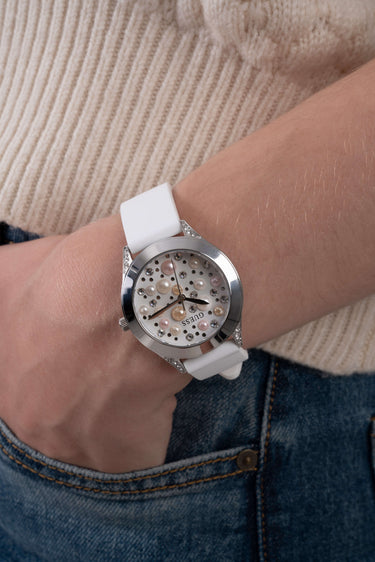 Guess Pearl Silver Watch