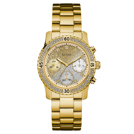 Guess Confetti Gold Watch w0774l5