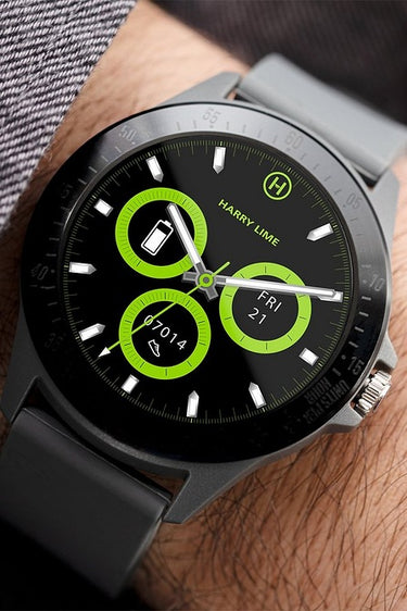 Harry Lime Smart Watch - Dark Grey Black