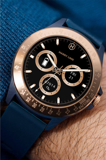 Harry Lime Smart Watch - Navy Rose Gold