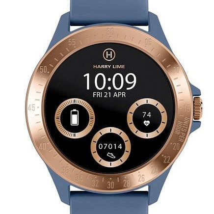 Harry Lime Smart Watch - Navy Rose Gold