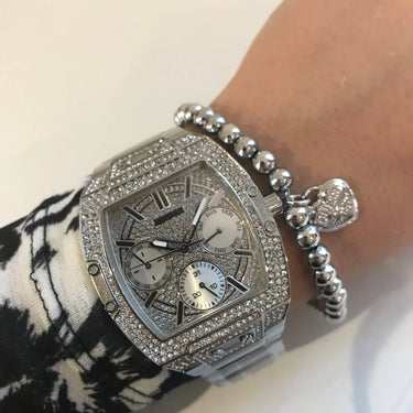 Guess Raven Silver Watch