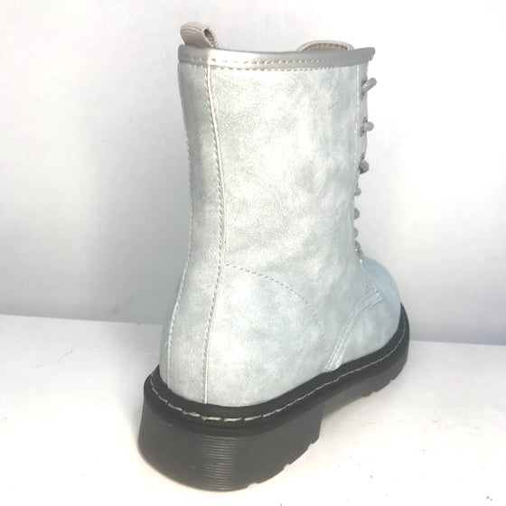 Pale Blue Doc Boots