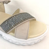 Alpe Grey Suede Sandals 4642