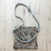 Owen Barry Iggy Leather Bag - Mini Zebra Kos Blue