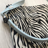 Owen Barry Iggy Leather Bag - Mini Zebra Kos Blue
