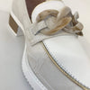 Jose Saenz Off White Leather Loafers