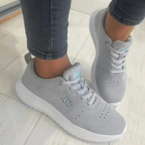 XTI Grey Fabric Sneakers