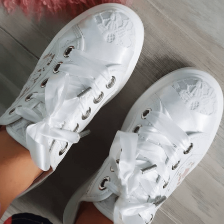 Moda In Pelle Alacey Sneakers - White