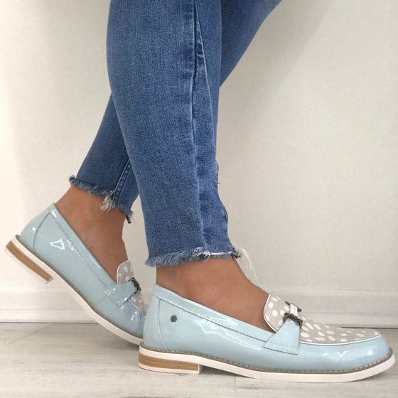 Kate Appleby Anguilla Loafers - Pale Blue