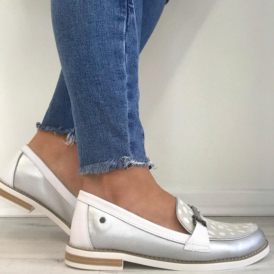 Kate Appleby Anguilla Loafers - Silver