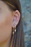 Absolute Gold Tiny Flower Stud Earrings