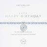 Joma Happy Birthday Bracelet - Blue Bead