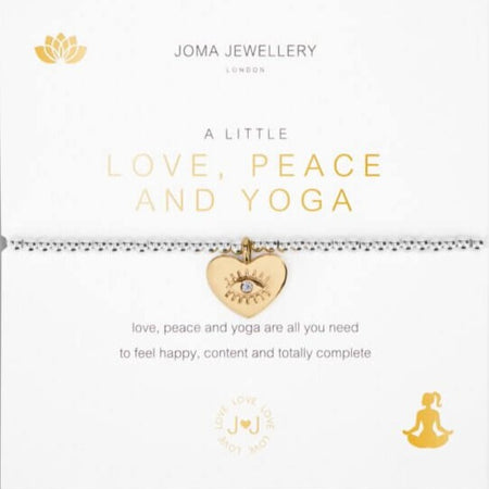 Joma Love, Peace & Yoga Bracelet