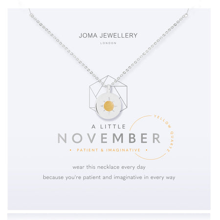 Joma Birthstone Necklace - November