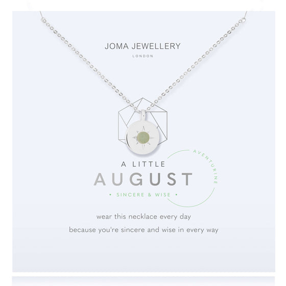 Joma Birthstone Necklace - August