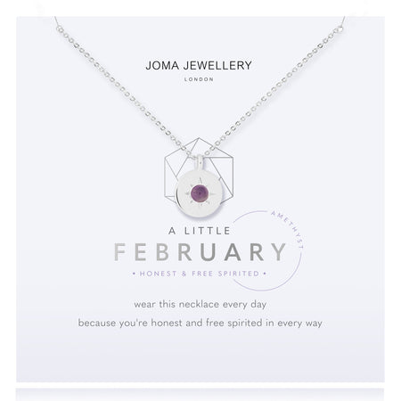 Joma Birthstone Necklace - February