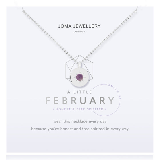 Joma Birthstone Necklace - February