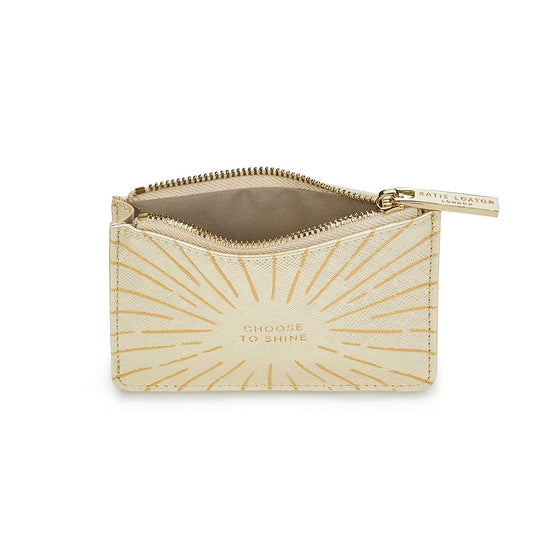 Katie Loxton Small Purse/Card Holder - Choose To Shine