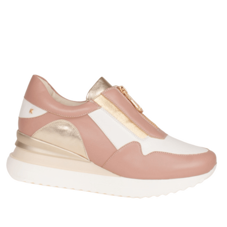 Kate Appleby Mallaig Zip Front Sneakers - Pink Mix