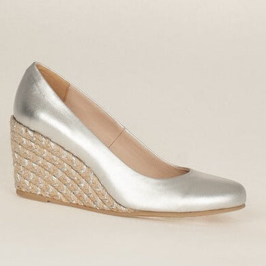 Kate Appleby Marina Silver Wedge Shoes