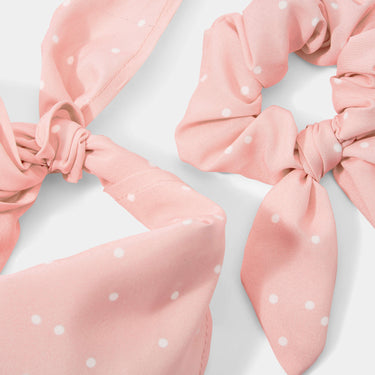 Katie Loxton Dog Bandana & Scrunchie Set - Pink