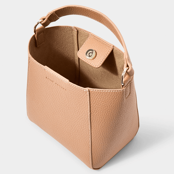 Katie Loxton Lyra Top Handle Bag - Blush Taupe