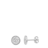 Kids Classic Pave Stud Earrings