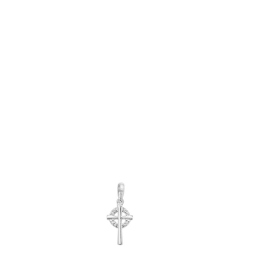 Kids First Holy Communion CZ Celtic Cross Pendant Necklace