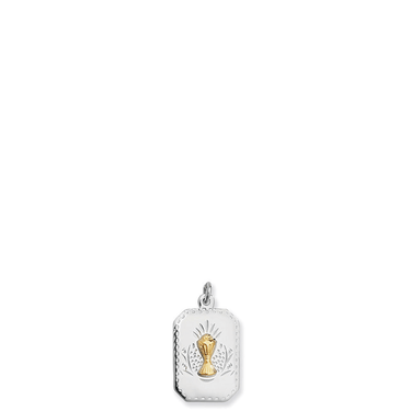 Kids First Holy Communion Gold Plated Medal Necklace